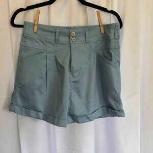 Women Jean Shorts High Waisted Blue